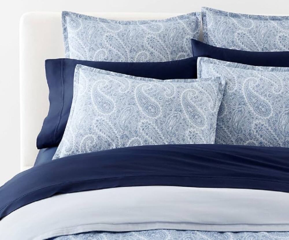 NWT❤️Lauren Ralph Lauren Bantry Paisley Flannel Euro Shams set